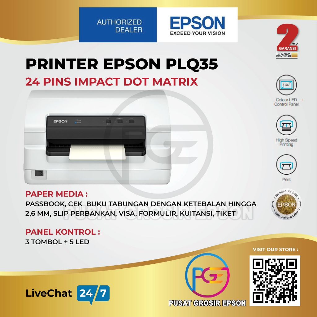 Jual Epson PLQ-35 PLQ35 PLQ 35 Passbook Printer | Shopee Indonesia