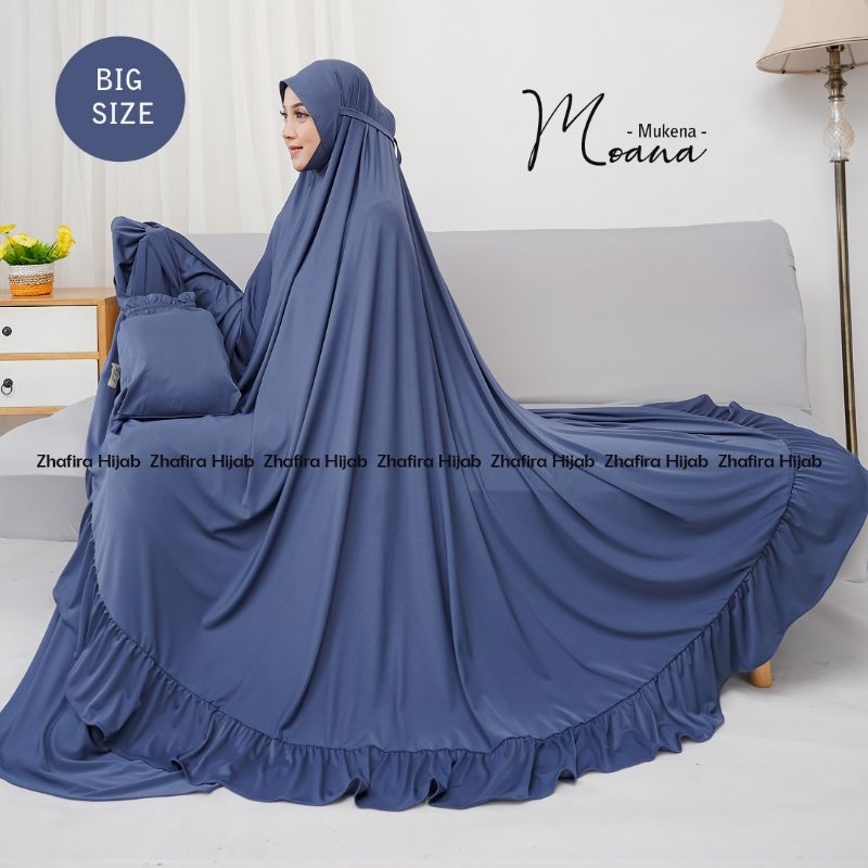 Mukena Moana Jersey super dagu Anthem mukena Malay dagu Anthem  JUMBO by Zhafirahijab