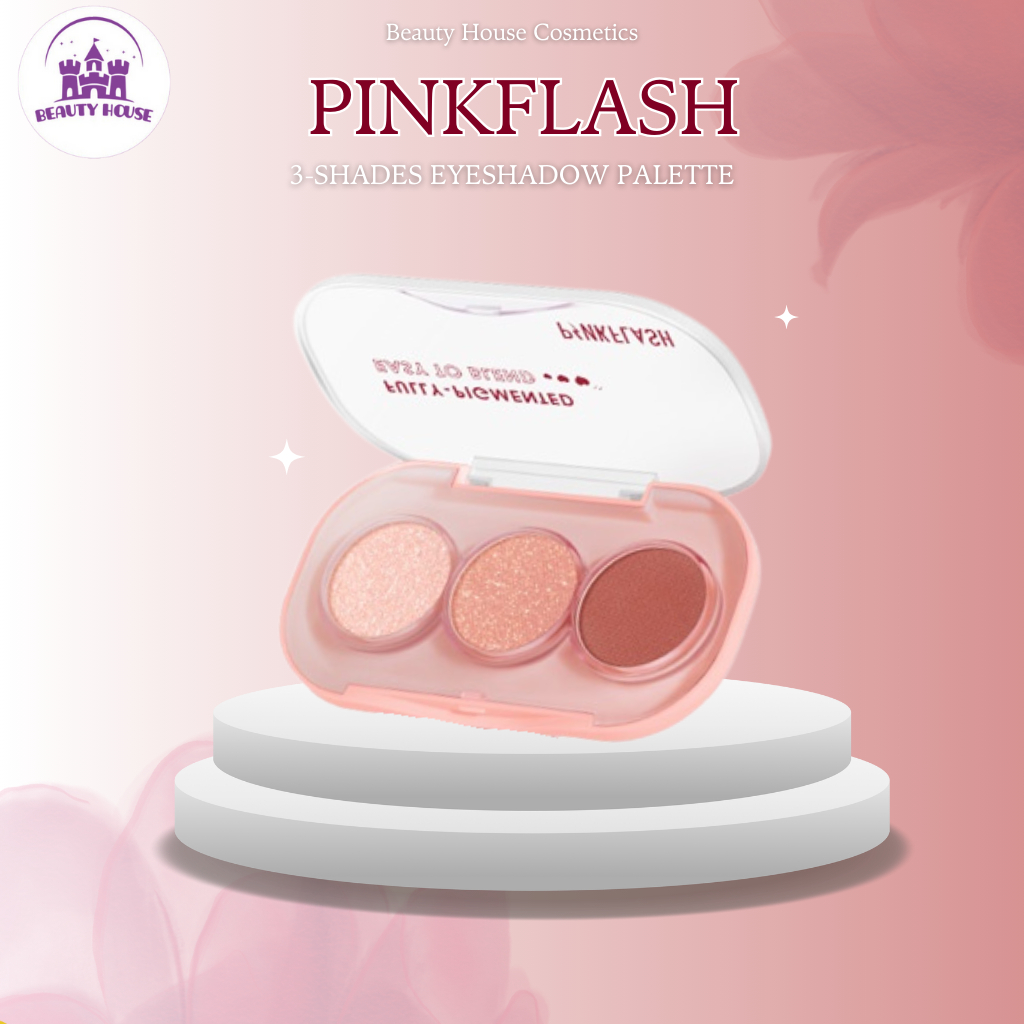 Jual PINKFLASH 3 Shades Eyeshadow Palette | Shopee Indonesia
