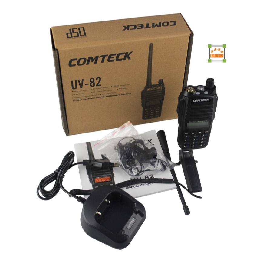 Jual Handy Talkie HT Comteck UV-82 Dual Band VHF - UHF Radio FM Alat ...