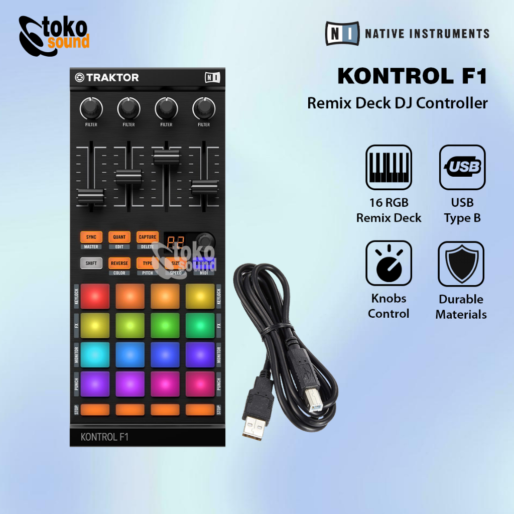 TRAKTOR KONTROL F1 （Native Instruments Traktor Kontrol F1