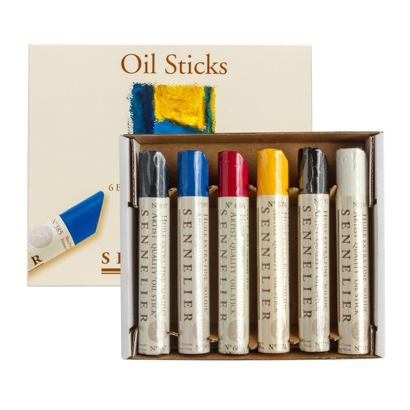 Sennelier Oil Sticks 12 Colori X 3,8ml - Bastoncini Olio Per Pittura, Made In France - Foto 12