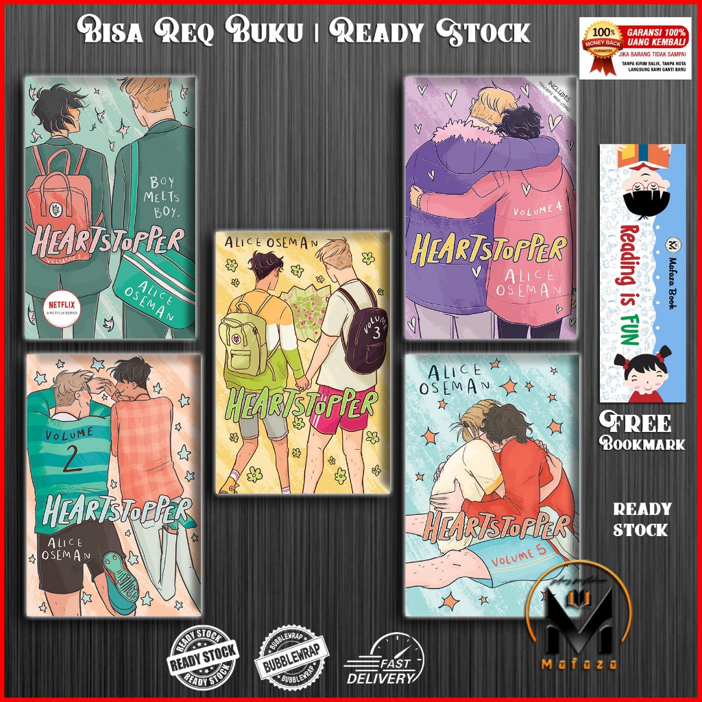 Jual Heartstopper Volume 1 - 5 By Alice Oseman (English) | Shopee Indonesia