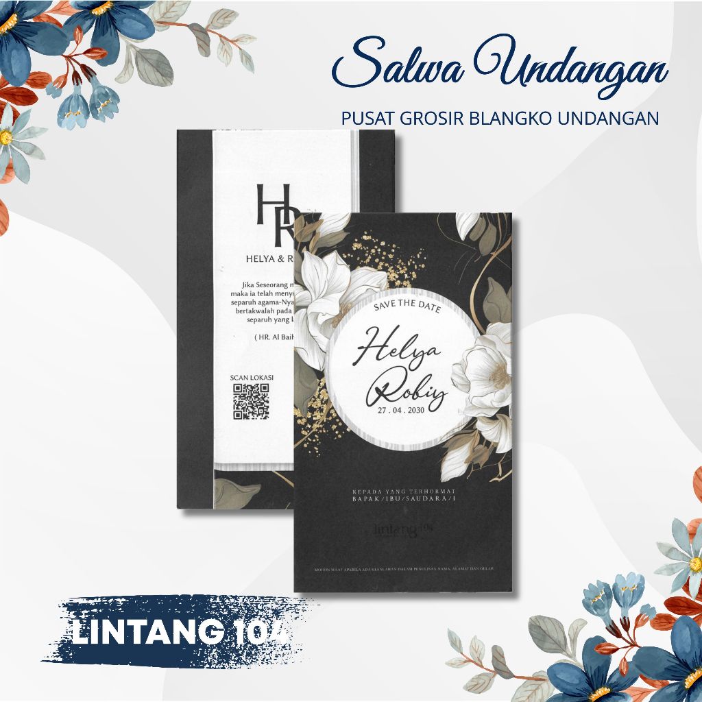 Jual Blangko Undangan Pernikahan Lintang 104 atau kertas undangan ...