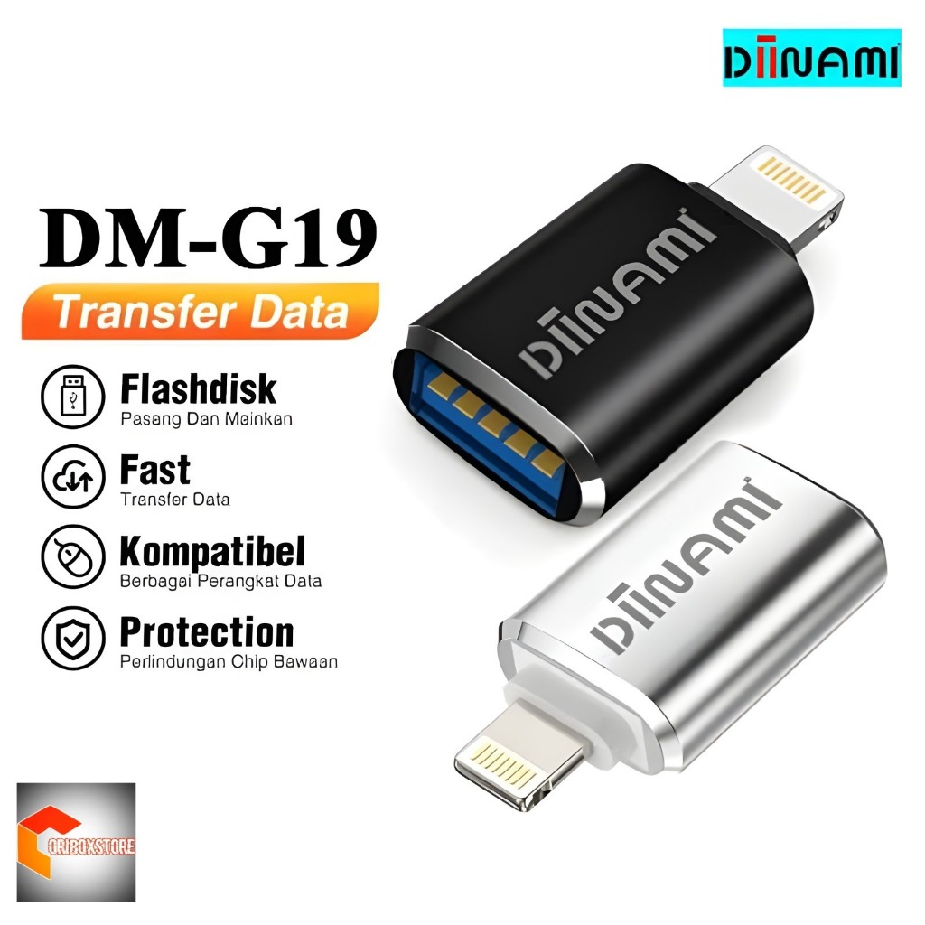 Jual Diinami G Mini Otg Usb To L Adapter Converter Usb Plug Play Flashdisk Data Untuk