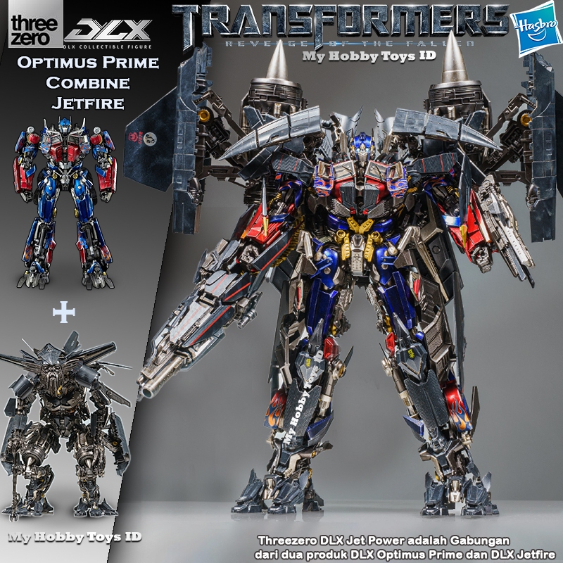 Jual [100 ORI] Threezero DLX Robot Trans Formers Jet Power Optimus