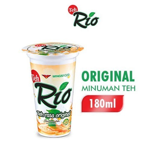 Jual Teh Rio Gula Batu/Melati Gelas 180ml isi 24pcs | Shopee Indonesia