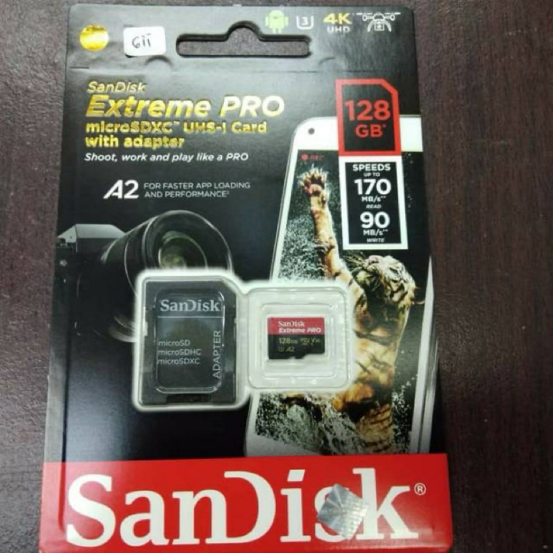 Jual Micro SD HC SDXC Sandisk Extreme PRO 128GB (A2) UHS-I