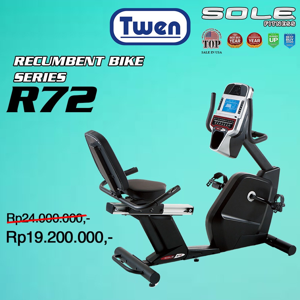 Jual Sepeda Statis Fitness SOLE RECUMBENT R72 Bike Shopee Indonesia