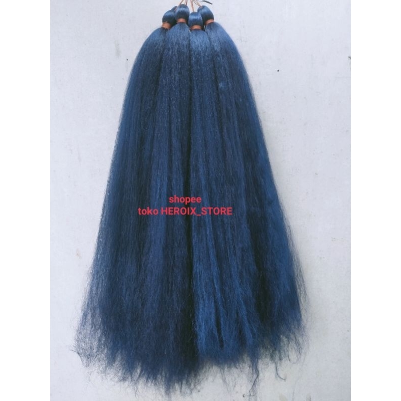 Jual Rambut cemara warna biru dongker / biru gelap 70cm | Shopee Indonesia