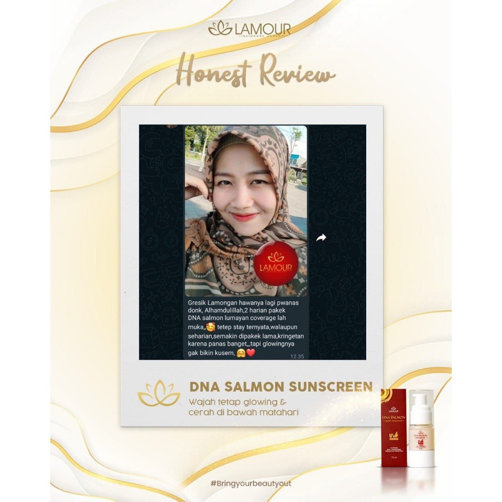 Jual DNA Salmon Glowy Sunscreen/Sunscreen SPF 50++/Suncreen Wajah ...