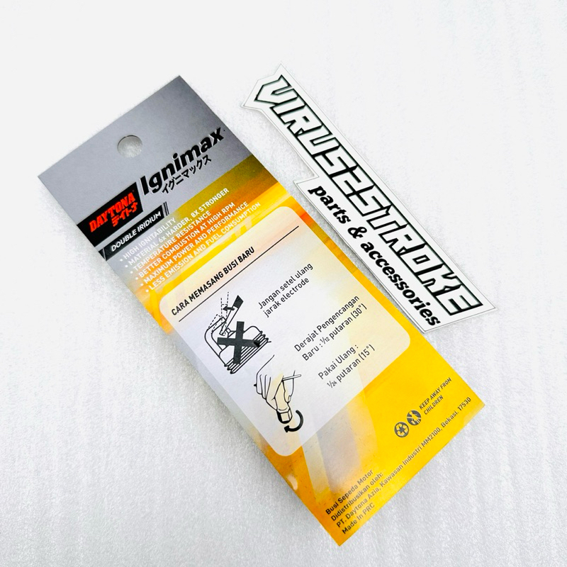 Jual Busi Daytona Double Iridium BP8HS F1ZR FIZR F1Z FIZ R Force 1 F1 ...