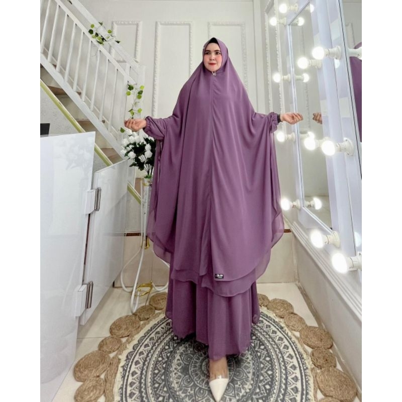 Jual COD ! GAMIS JILBAB PANJANG TERBARU GAMIS WASIMA ORIGINAL AJEZAS
