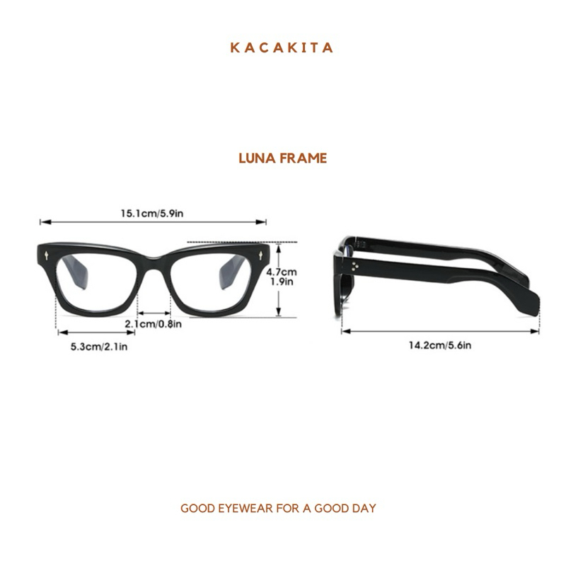 Jual LUNA FRAME EYEWEAR | Shopee Indonesia