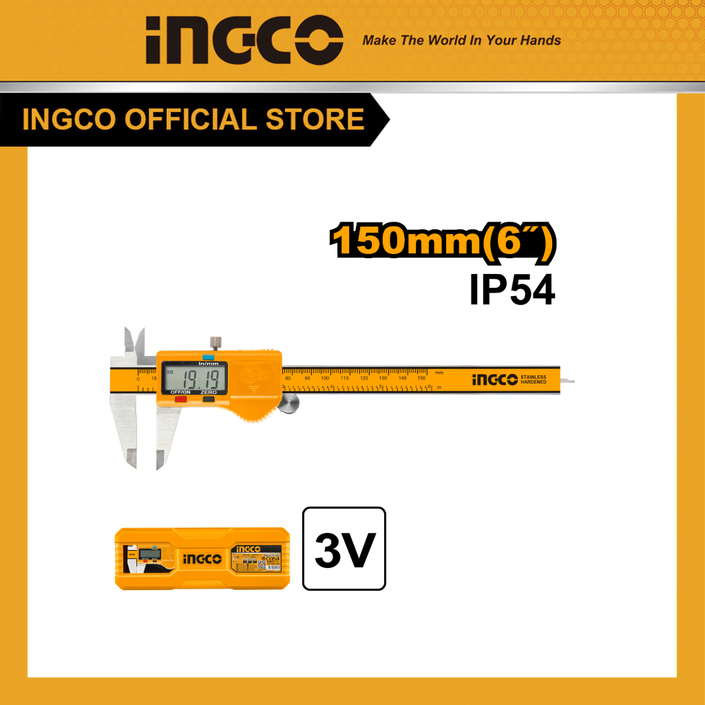 Jual (INGCO) - Jangka Sorong Digital Caliper 150mm INGCO HDCD28150 ...