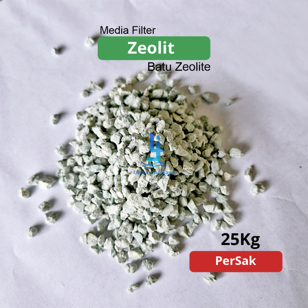 Jual Zeolite Batu Zeolite Zeolit Media Filter Air Per Sak Karung 25 Kg