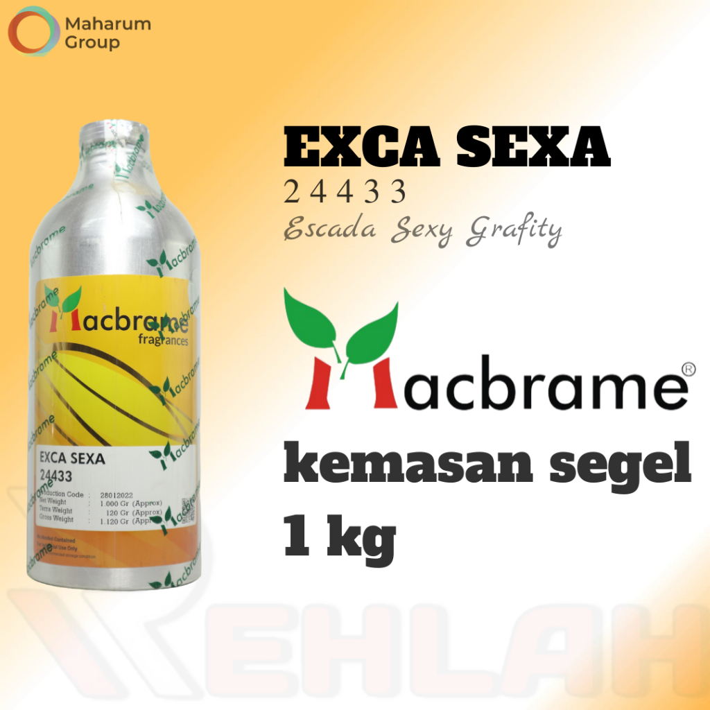 Jual Exca Sexa 24433 By Macbrame Mcb Bibit Parfum Original Kemasan Segel Alumunium 1kg 9619