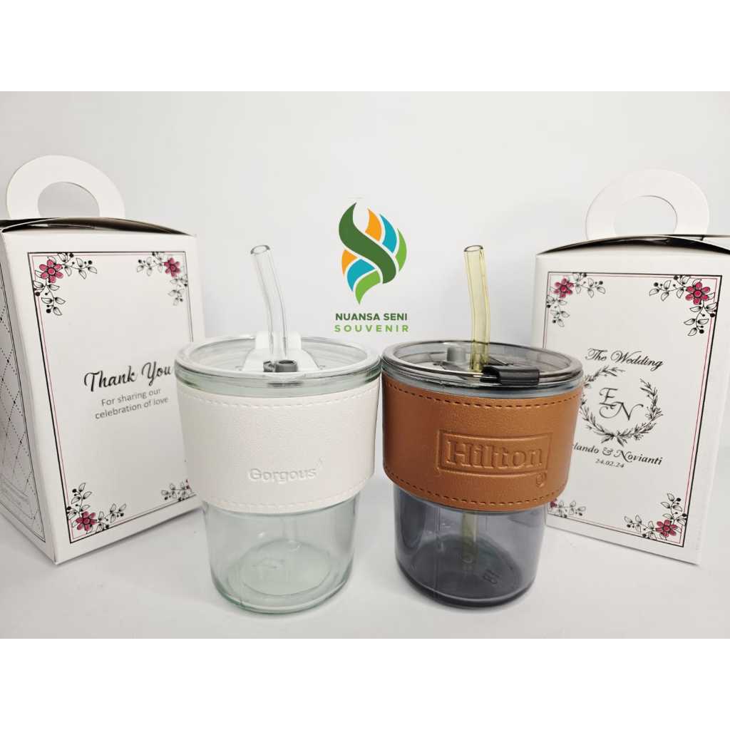 Jual Souvenir Gelas Gorgous Cup Sedotan Tumbler Minum Kopi Botol ...