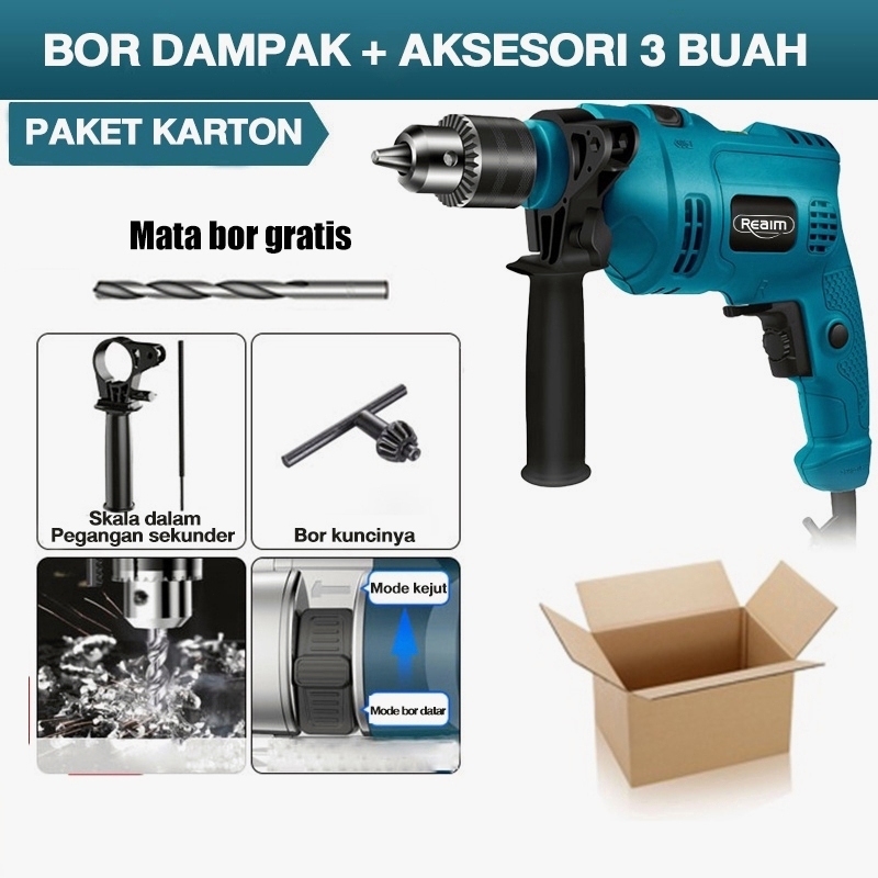 Jual Mesin Bor Listrik Bolak Balik10Mm/13Mm 500W Bor Tangan Listrik Bor