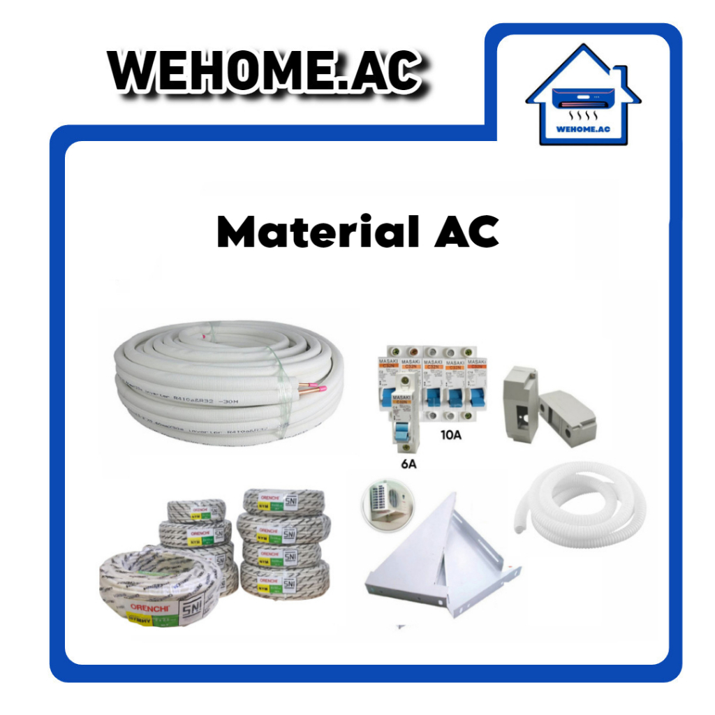 Jual MATERIAL AC 3 Meter Material Untuk Pasang AC Lengkap 3 Meter ...