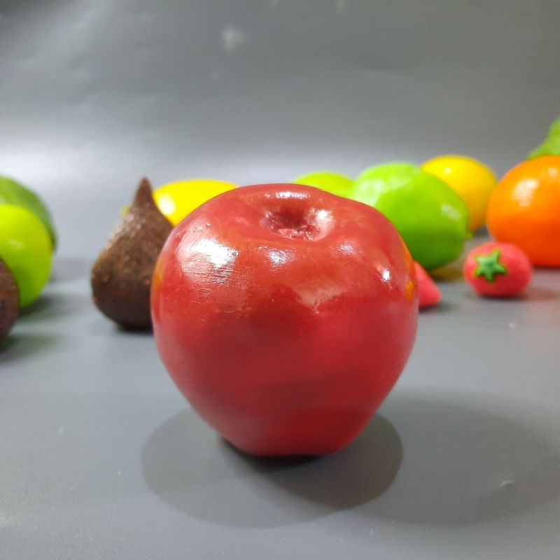 Jual [COD BISA] Replika buah apel merah fuji dan apel hijau 1pcs ...
