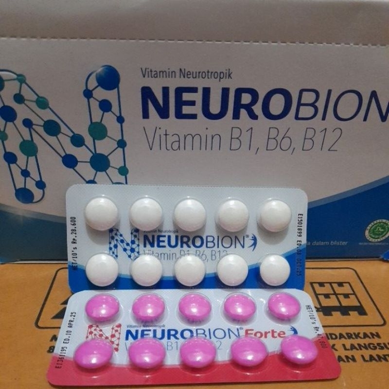 Jual Neurobion Putih & Pink /forte (per-strip) | Shopee Indonesia