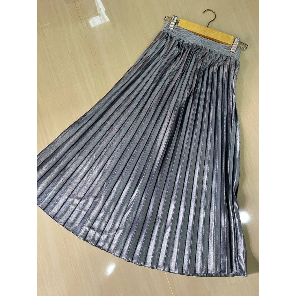 ROK PLISKET BLUDRU VELVET PREMIUM ROK PLISKET BLUDRU PENDEK ROK BLUDRU  VELVET 7/8