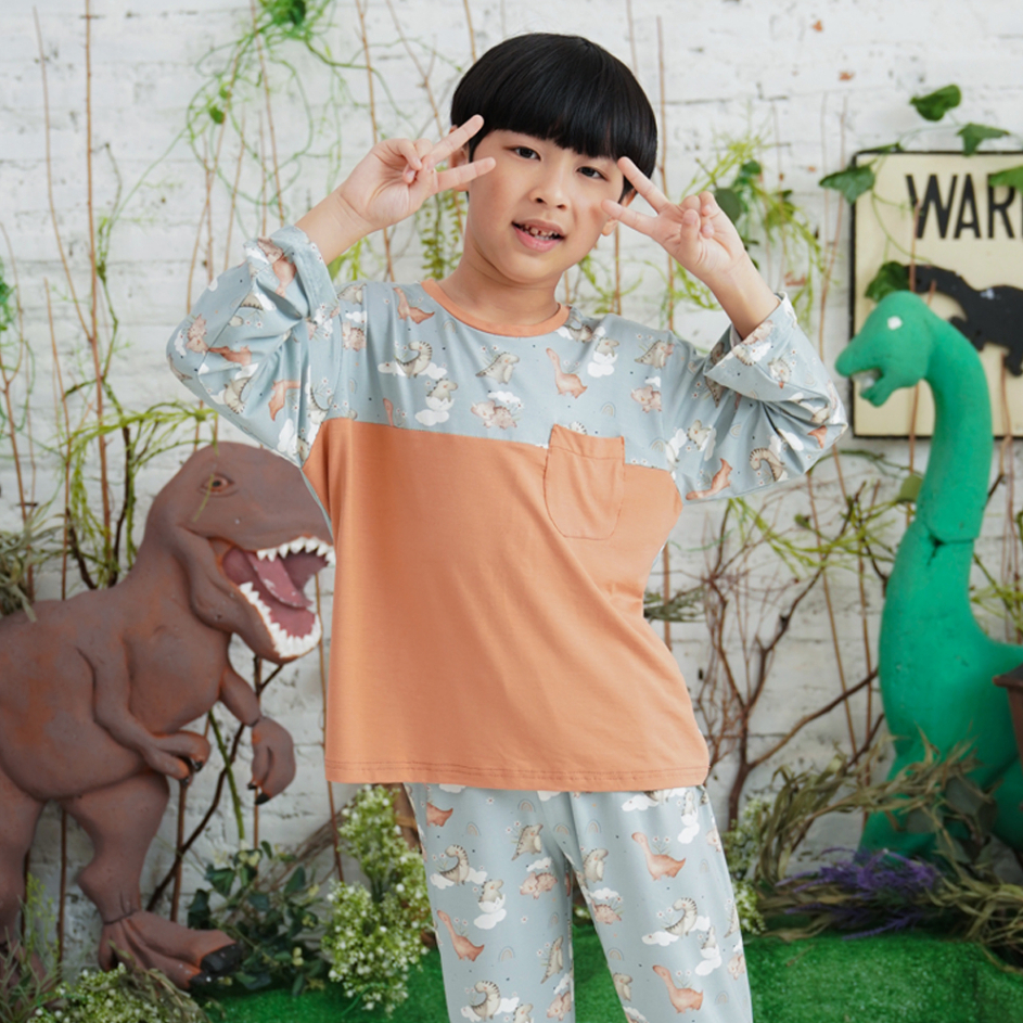 Jual Cots and Cuddles Neo NightWear Tencel Dino Roar Series