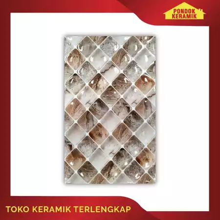 Keramik Dinding Signature 25x40 Catarina Deco Beige