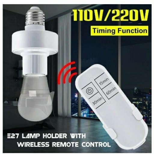 Jual Lampu With Remote Control E27 Fitting Lampu Bohlam 77mart | Shopee ...