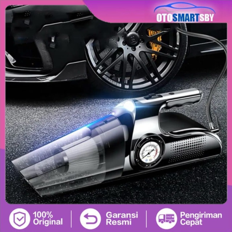 Jual Vacuum 4 in 1Cleaner Mobil Protable Recharge Super Strong Suction ...