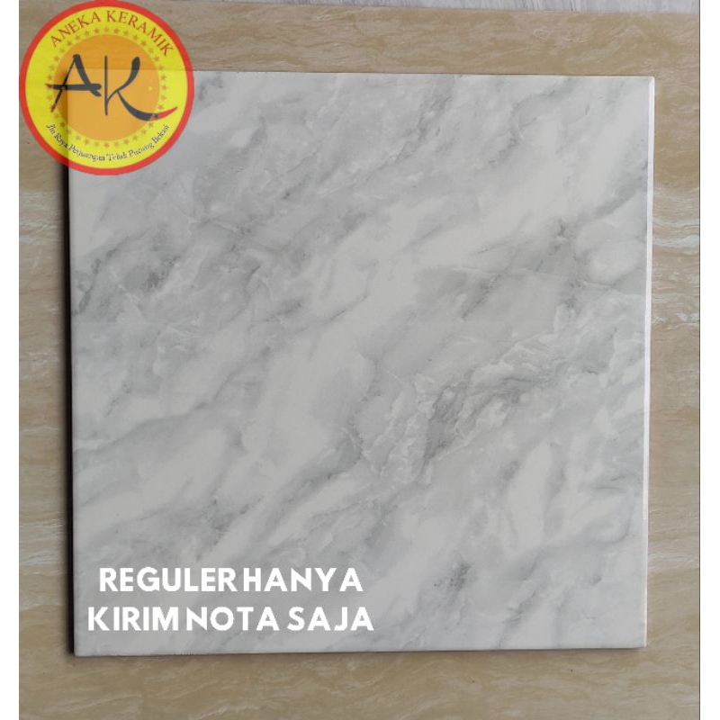 Jual Keramik Lantai Ruangan Kilap Motif Marmer Glossy 40x40 Ubud Grey Shopee Indonesia 5889