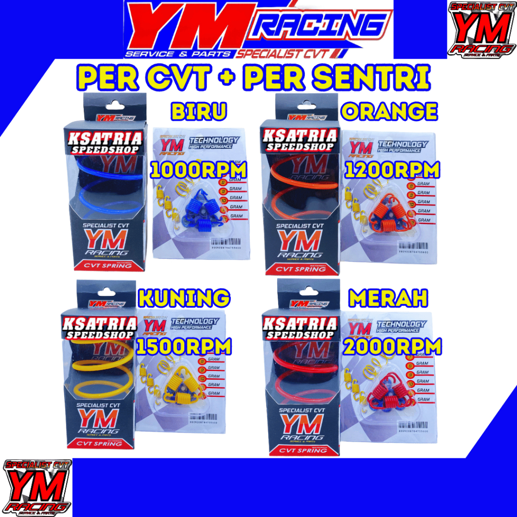 Jual PER CVT + PER SENTRI/PER KAMPAS GANDA 1000RPM/1200RPM/1500RPM ...