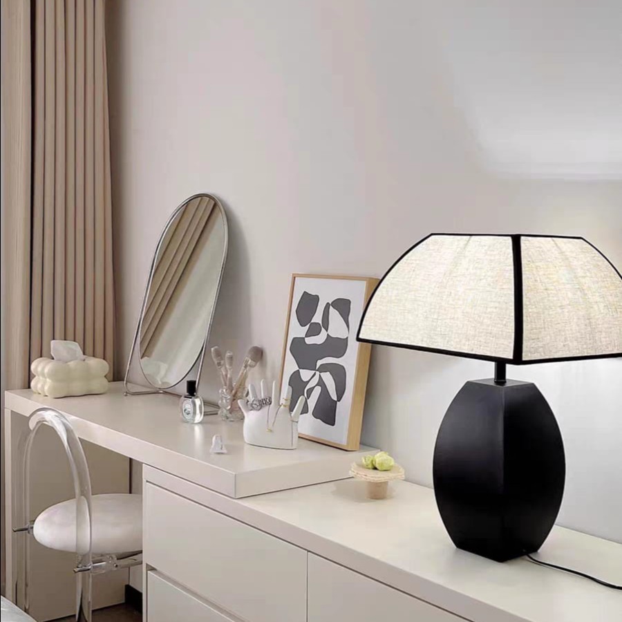 Jual Lampu Hias Meja Minimalis / Javier Black Table Lamp 2454 | Shopee ...