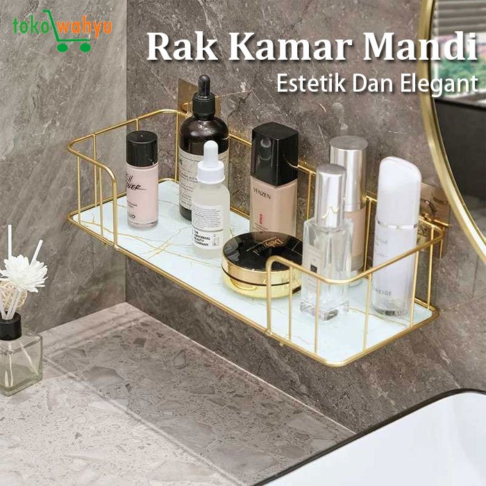 Jual Rak Kamar Mandi Aesthetic Elegant | Shopee Indonesia