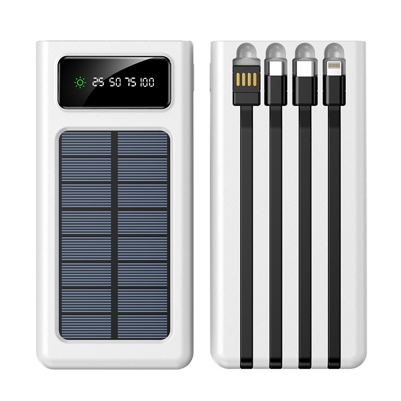 Jual QC-MALL【Fast Delivery】powerbank Solar Charger 80000mah - 50000mah ...