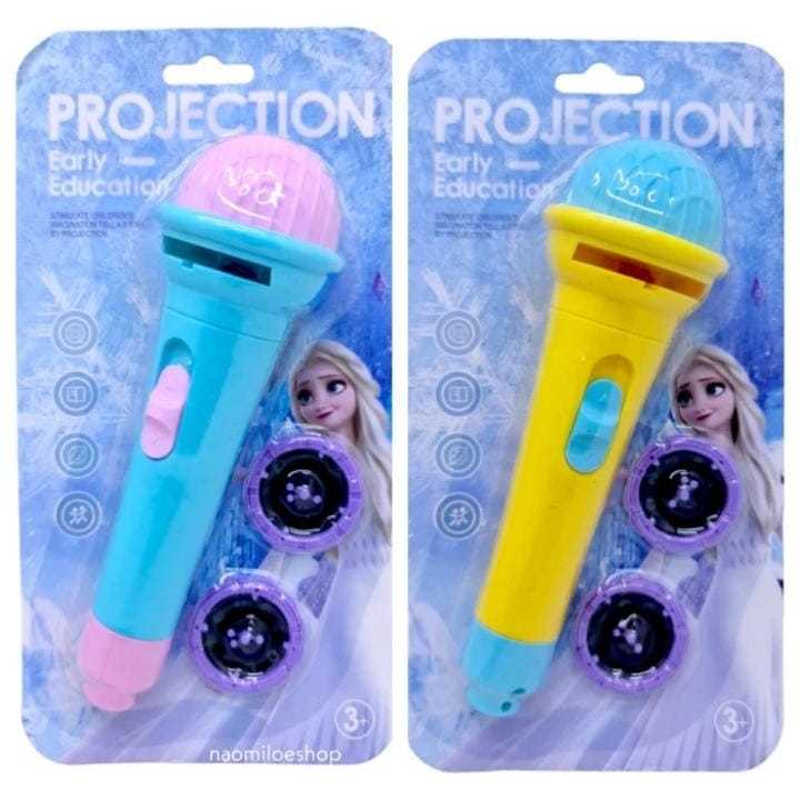 Jual TORCH PROJECTOR MIKA / senter proyektor mainan anak gratis 4 slide ...