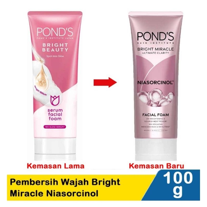 Jual PONDS Bright Miracle Ultimate Clarity Niasorcinol Facial Foam ...