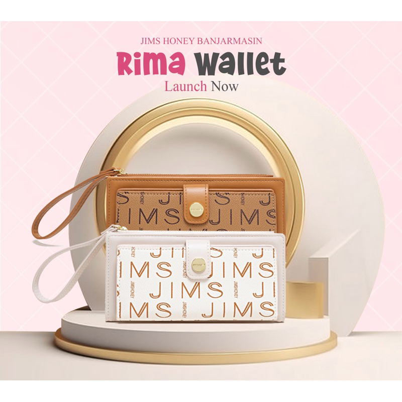 Jual JIMS HONEY RIMA WALLET ( FREE EXCLUSIVE BOX ) | Shopee Indonesia
