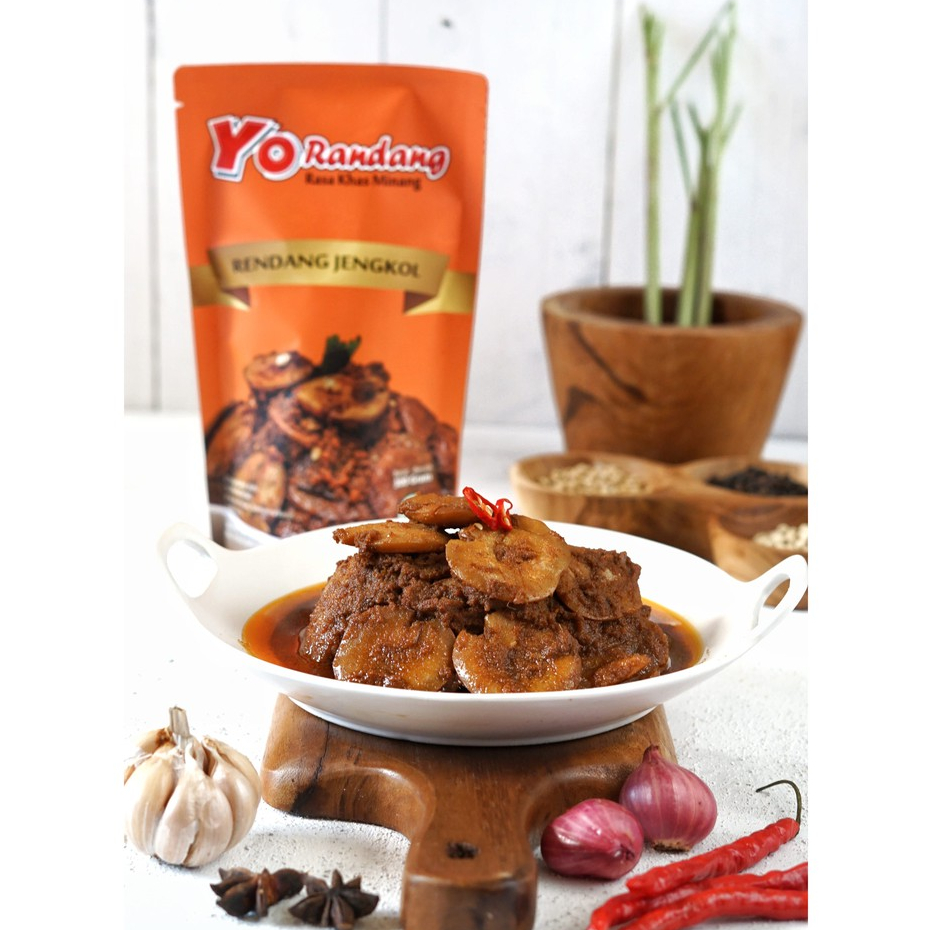 Jual YO Randang Rendang Jengkol 300gr | Instan Khas Minang | HALAL ...