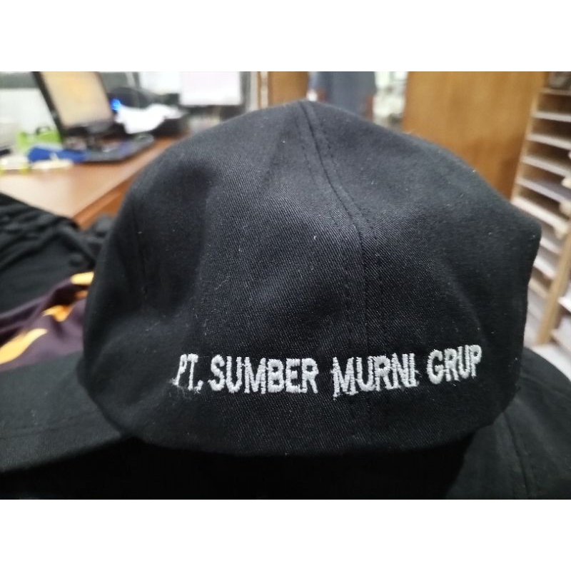 Jual Topi bordir computer custom,bisa pesan tulisan dan gambar | Shopee ...