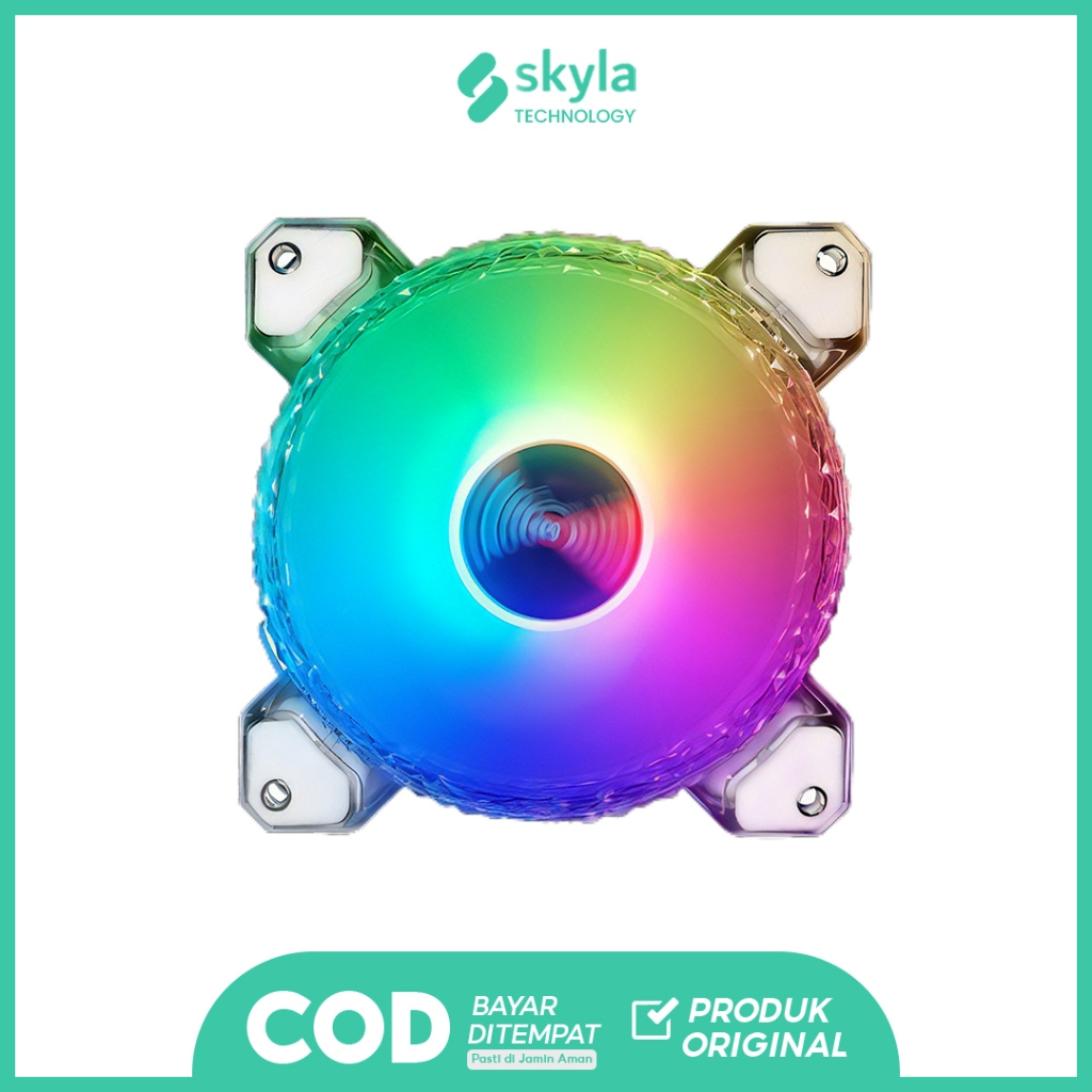 Jual Diamond Fan Casing 12cm With RGB Light | Shopee Indonesia