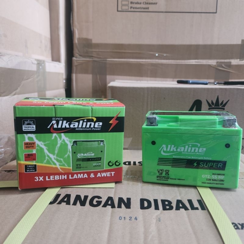 Jual Aki Alkaline GTZ-5S Garansi 7 Bulan Kemasan Baruu!! | Shopee Indonesia