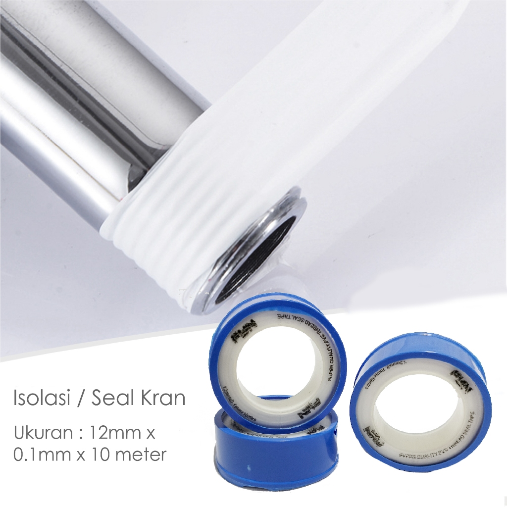 Jual Seal Tape Kran Air Isolasi Keran Dan Pipa Panjang Isolatape Pipa