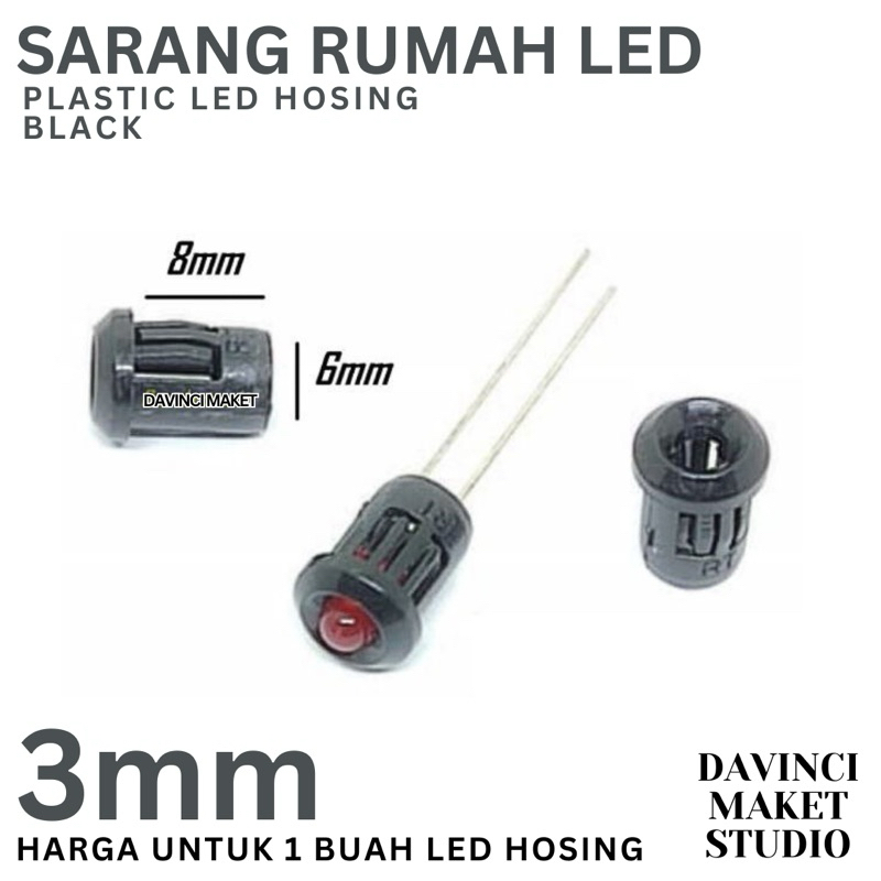 Jual Sarang Rumah Led Logam Plastik Mm Mm Untuk Maket Diorama Led Holder Hosing Shopee