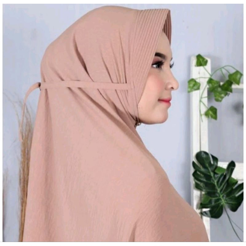 KERUDUNG PED TALI CRINKLEE XL/HIJAB PED ANTEM CERINKLE XL/BERGO PED TALI CRINKLE AIRFLOW XL