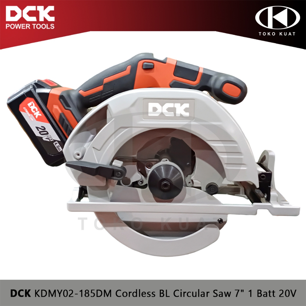 Jual Cordless Brushless Circular Saw Dck Kdmy Dm Potong Kayu Batere Shopee Indonesia