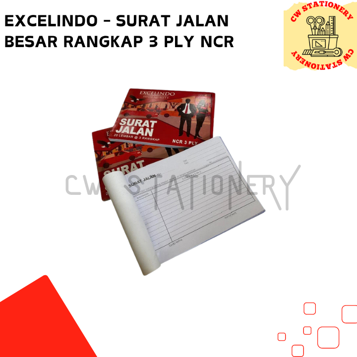 Jual Excelindo - Surat Jalan Besar Rangkap 3 ply NCR | Shopee Indonesia