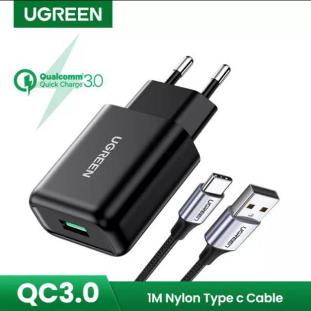 Jual UGREEN Kepala Charger 18W USB A For Android Fast Charging QC