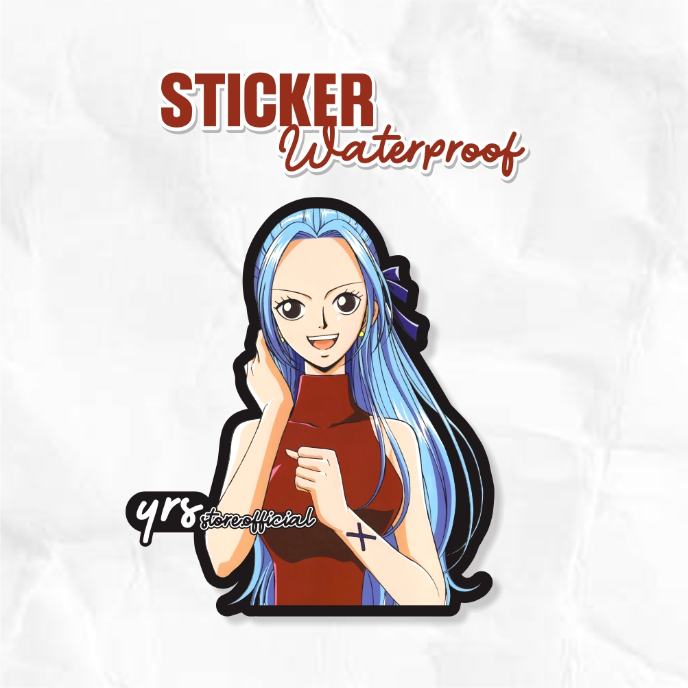 Jual Sticker Anime Nefertari Vivi One Piece / Sticker Anime Waterproof ...
